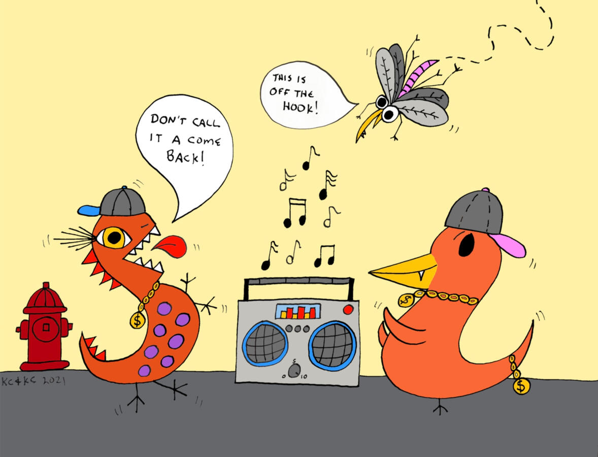 This is off the hook, featuring Bug