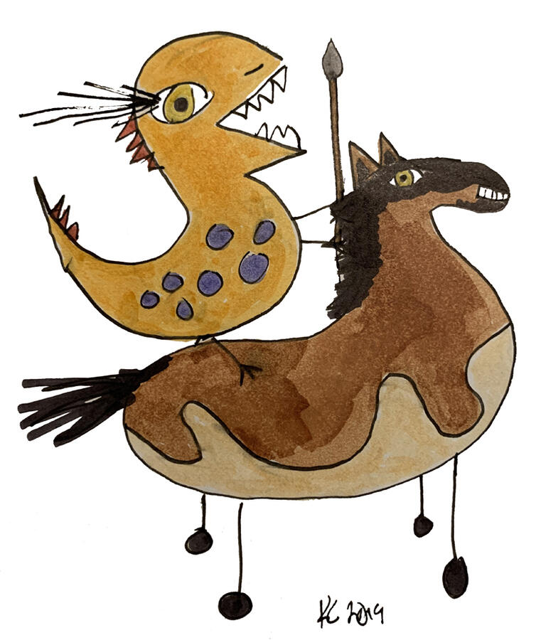 Newly discovered cave art from the Lafscaux Cave in France.